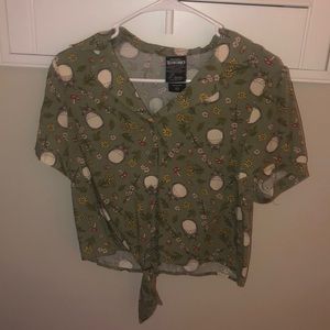 Size small medium My Neighbor Totoro button up shirt!!